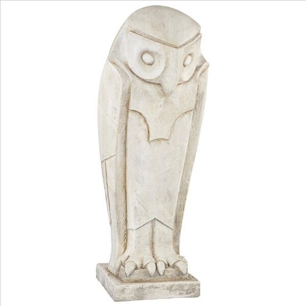 Large Sculptures Polar Owl Sentinel Art Deco Cubist Bird Statue